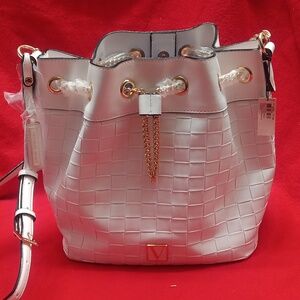 Victoria's Secret Woven Bucket Purse NWT - New Women | Color: White